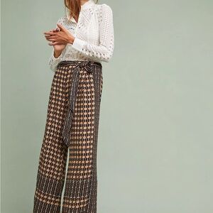 Ett Twa by Anthropologie Metzner Wide‎ Leg Trouser- 4